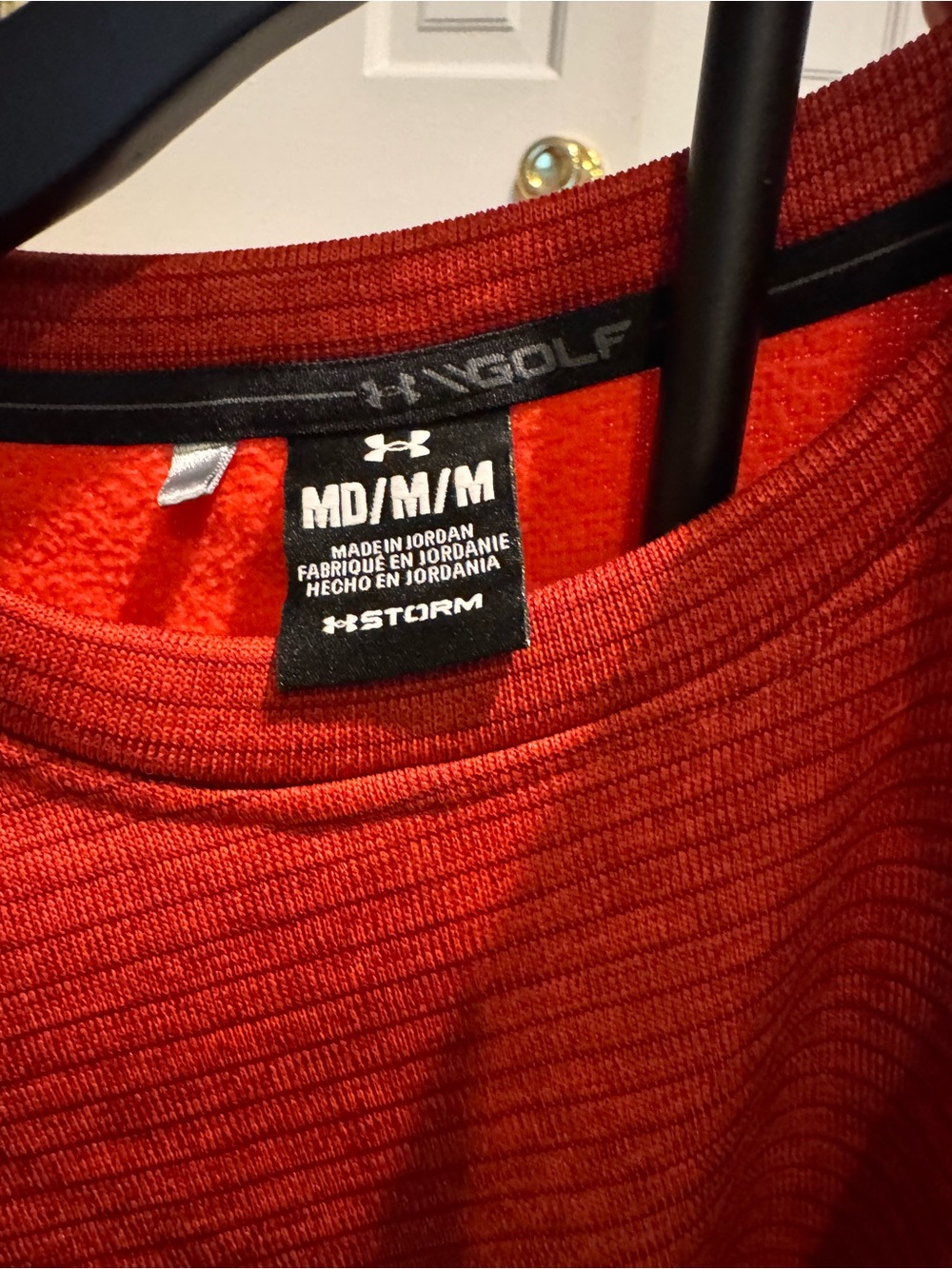 Under Armour Men's Red Performance Crew Neck Pullover